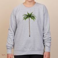 Cool Beach Summer Vacation Tropical Palm Tree Women's Sweatshirt thumb 0
