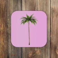 Cool Beach Summer Vacation Tropical Palm Tree Coaster thumb 0