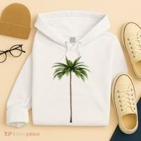 Cool Beach Summer Vacation Tropical Palm Tree Hoodie thumb 4