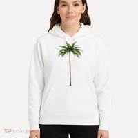 Cool Beach Summer Vacation Tropical Palm Tree Hoodie thumb 5