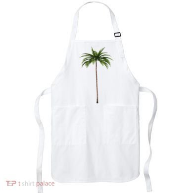 Cool Beach Summer Vacation Tropical Palm Tree Apron