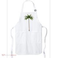 Cool Beach Summer Vacation Tropical Palm Tree Apron thumb 0