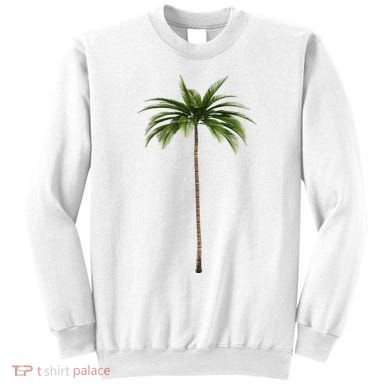 Cool Beach Summer Vacation Tropical Palm Tree Sweatshirt