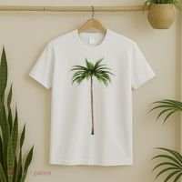 Cool Beach Summer Vacation Tropical Palm Tree T-Shirt thumb 2