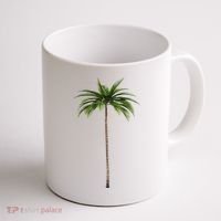 Cool Beach Summer Vacation Tropical Palm Tree Coffee Mug thumb 1