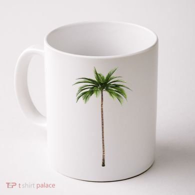 Cool Beach Summer Vacation Tropical Palm Tree Coffee Mug