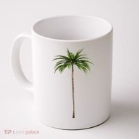 Cool Beach Summer Vacation Tropical Palm Tree Coffee Mug thumb 0