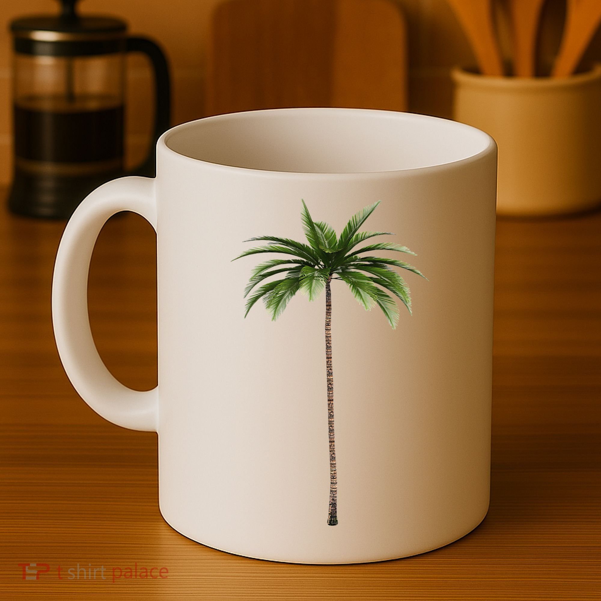 Cool Beach Summer Vacation Tropical Palm Tree Coffee Mug