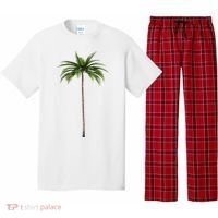 Cool Beach Summer Vacation Tropical Palm Tree Pajama Set thumb 0