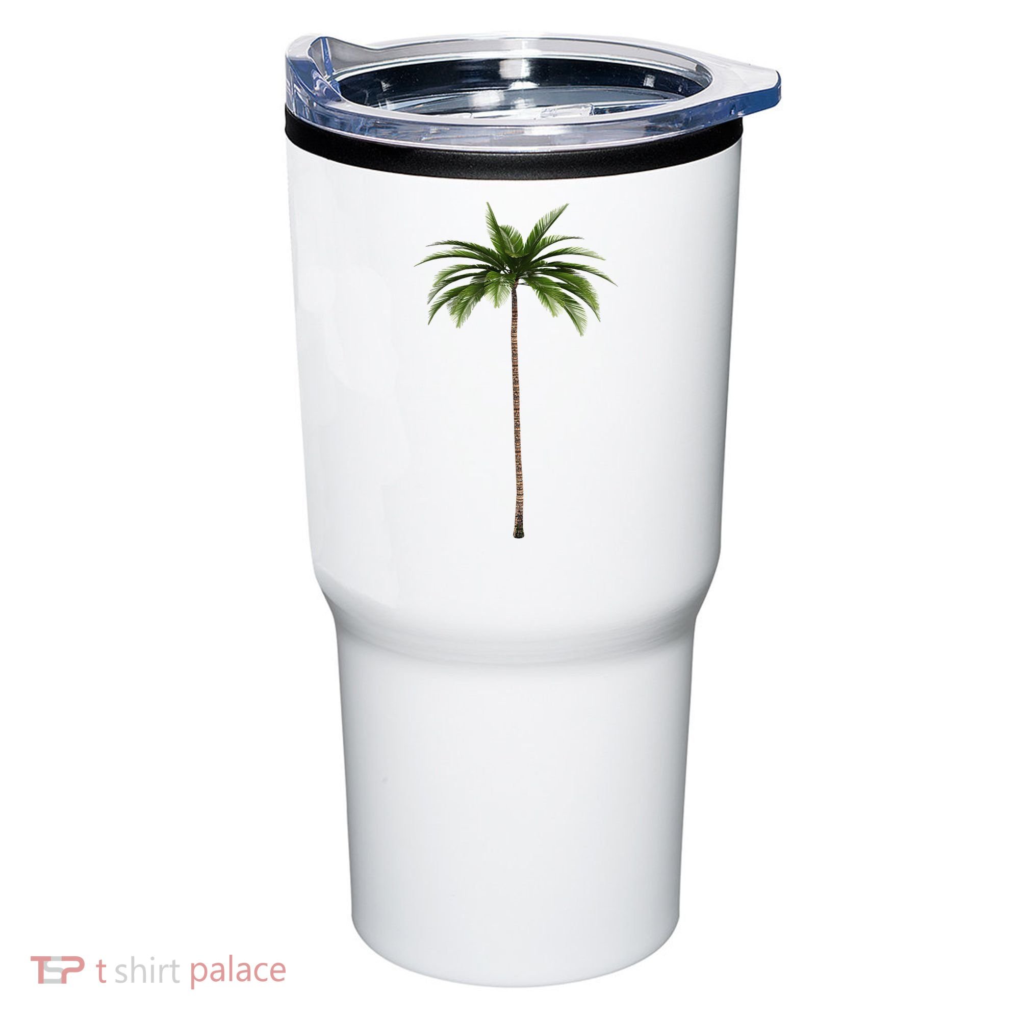 Cool Beach Summer Vacation Tropical Palm Tree Tumbler