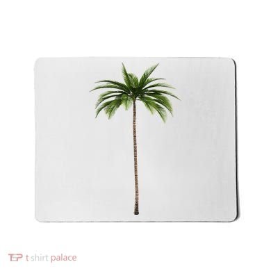 Cool Beach Summer Vacation Tropical Palm Tree Mousepad