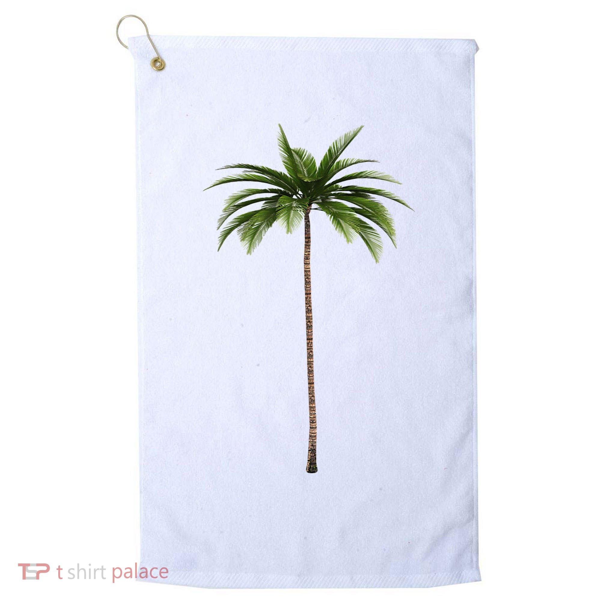 Cool Beach Summer Vacation Tropical Palm Tree Golf Towel