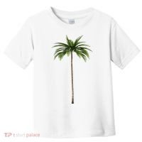 Cool Beach Summer Vacation Tropical Palm Tree Toddler T-Shirt thumb 0