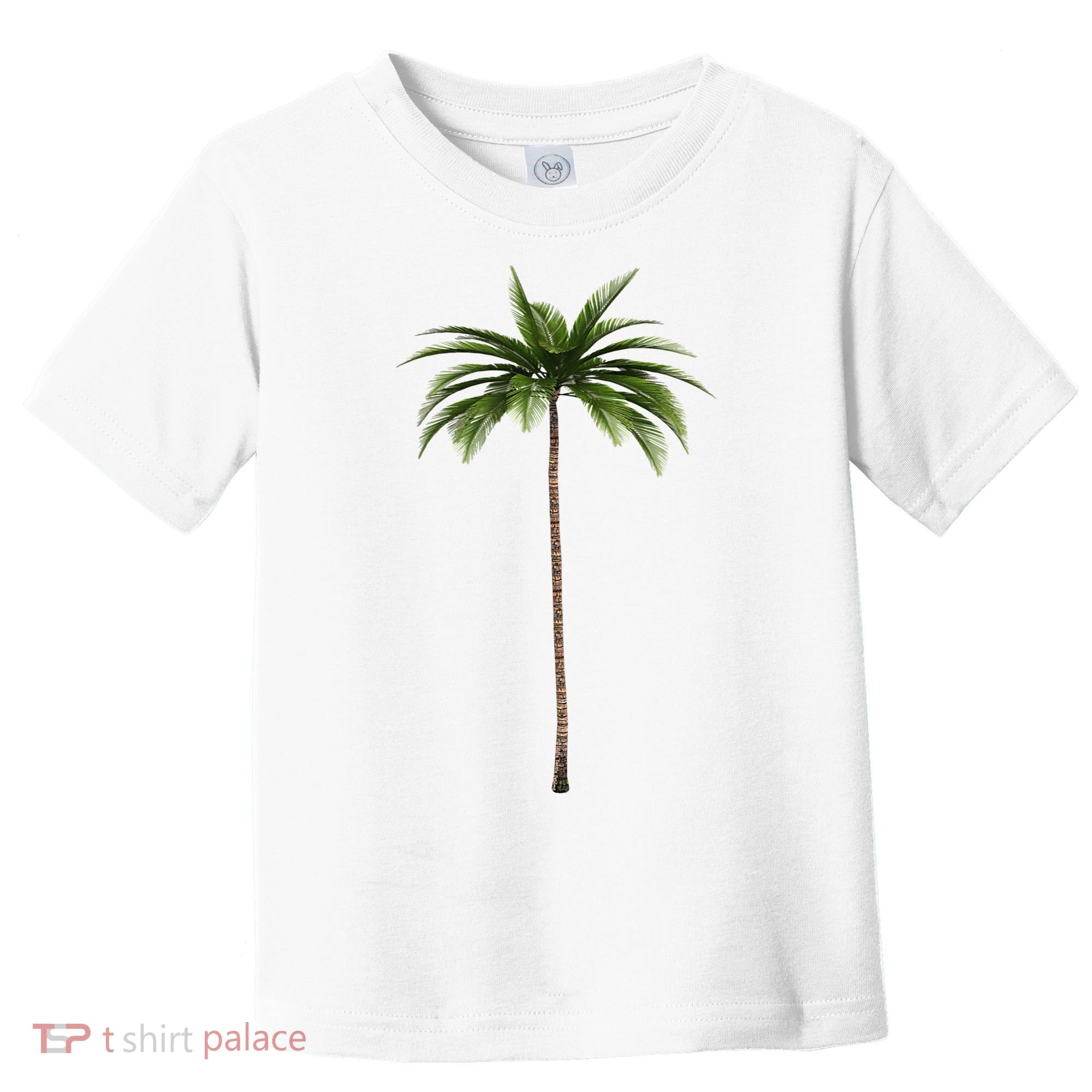 Cool Beach Summer Vacation Tropical Palm Tree Toddler T-Shirt