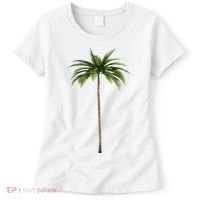 Cool Beach Summer Vacation Tropical Palm Tree Women's T-Shirt thumb 0