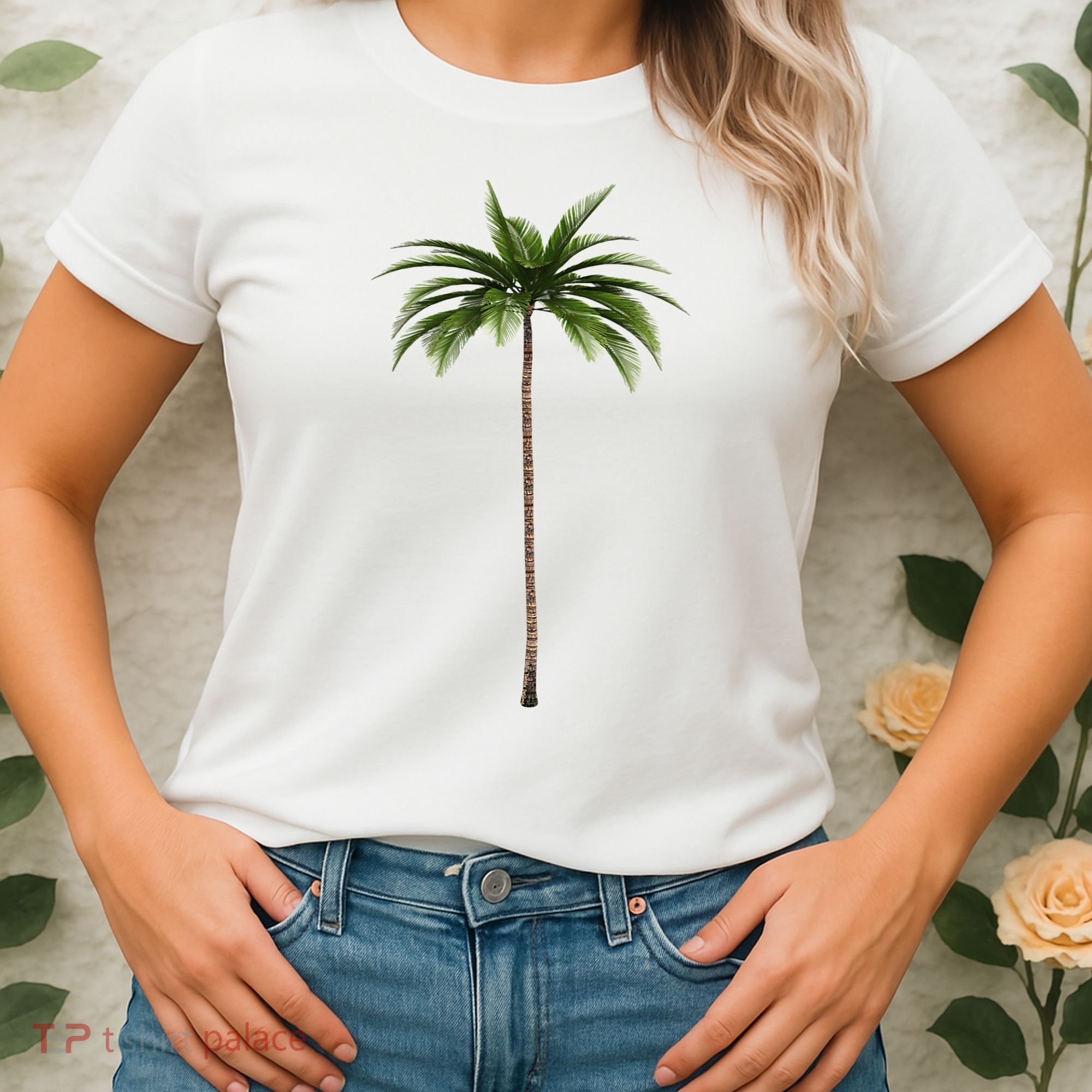 Cool Beach Summer Vacation Tropical Palm Tree Women's T-Shirt