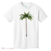 Cool Beach Summer Vacation Tropical Palm Tree Kids T-Shirt thumb 0