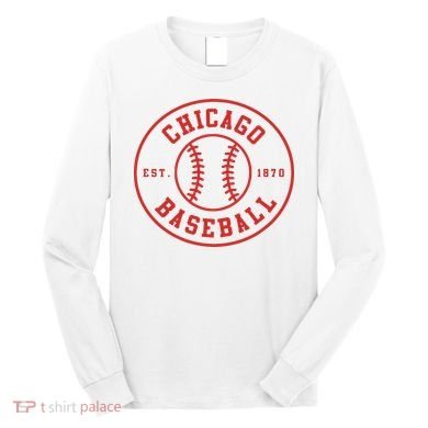 Chicago Baseball  Seventh Inning Stretch Game Day Fan Gear Long Sleeve Shirt