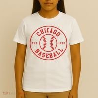 Chicago Baseball  Seventh Inning Stretch Game Day Fan Gear T-Shirt thumb 4