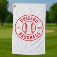Chicago Baseball  Seventh Inning Stretch Game Day Fan Gear Golf Towel thumb 1