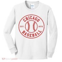 Chicago Baseball  Seventh Inning Stretch Game Day Fan Gear Kids Long Sleeve Shirt thumb 0