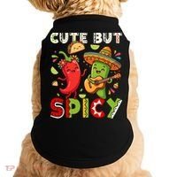 Cute But Spicy Cinco De Mayo Doggie Tank thumb 0