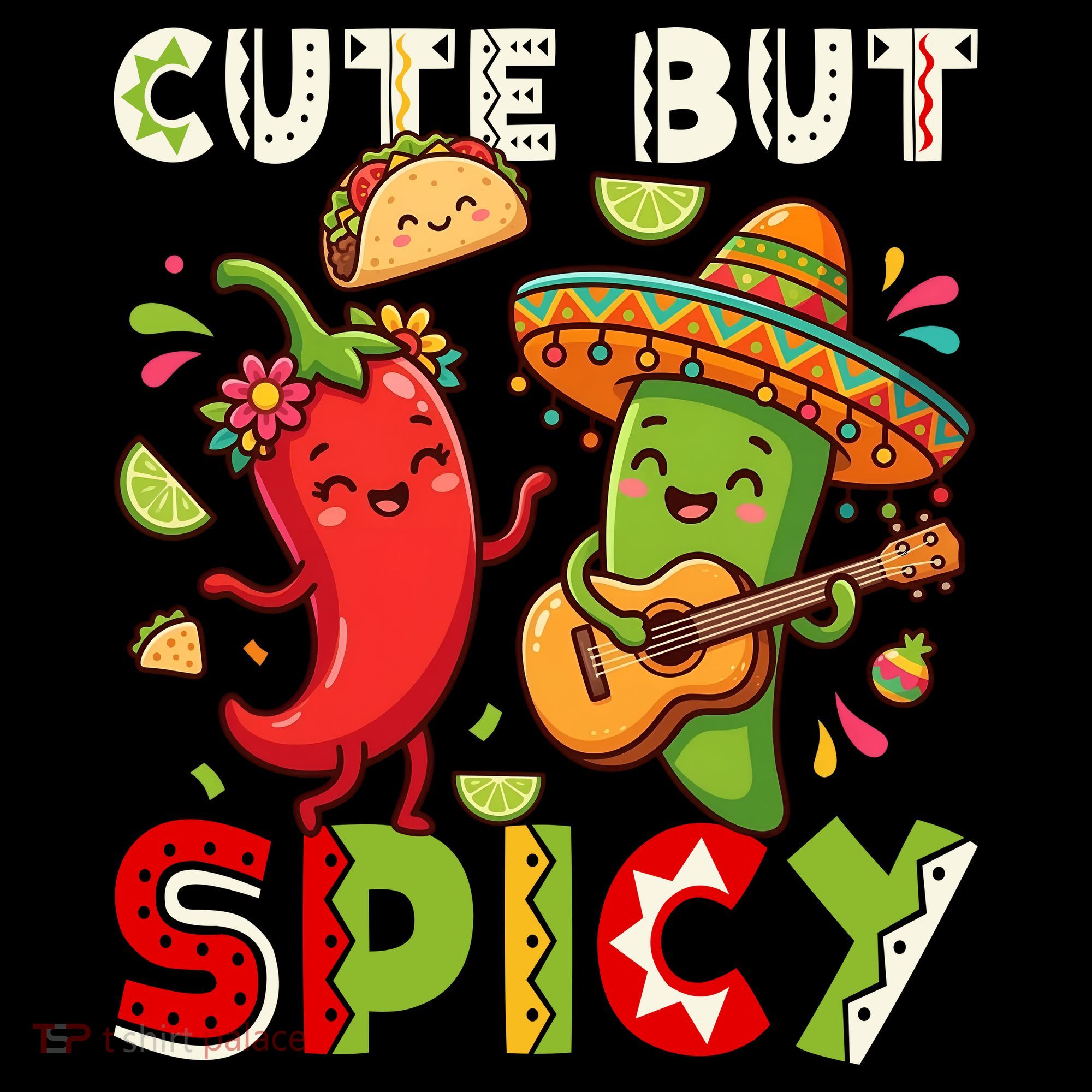 Cute But Spicy Cinco De Mayo Button