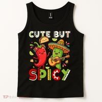 Cute But Spicy Cinco De Mayo Tank Top thumb 2