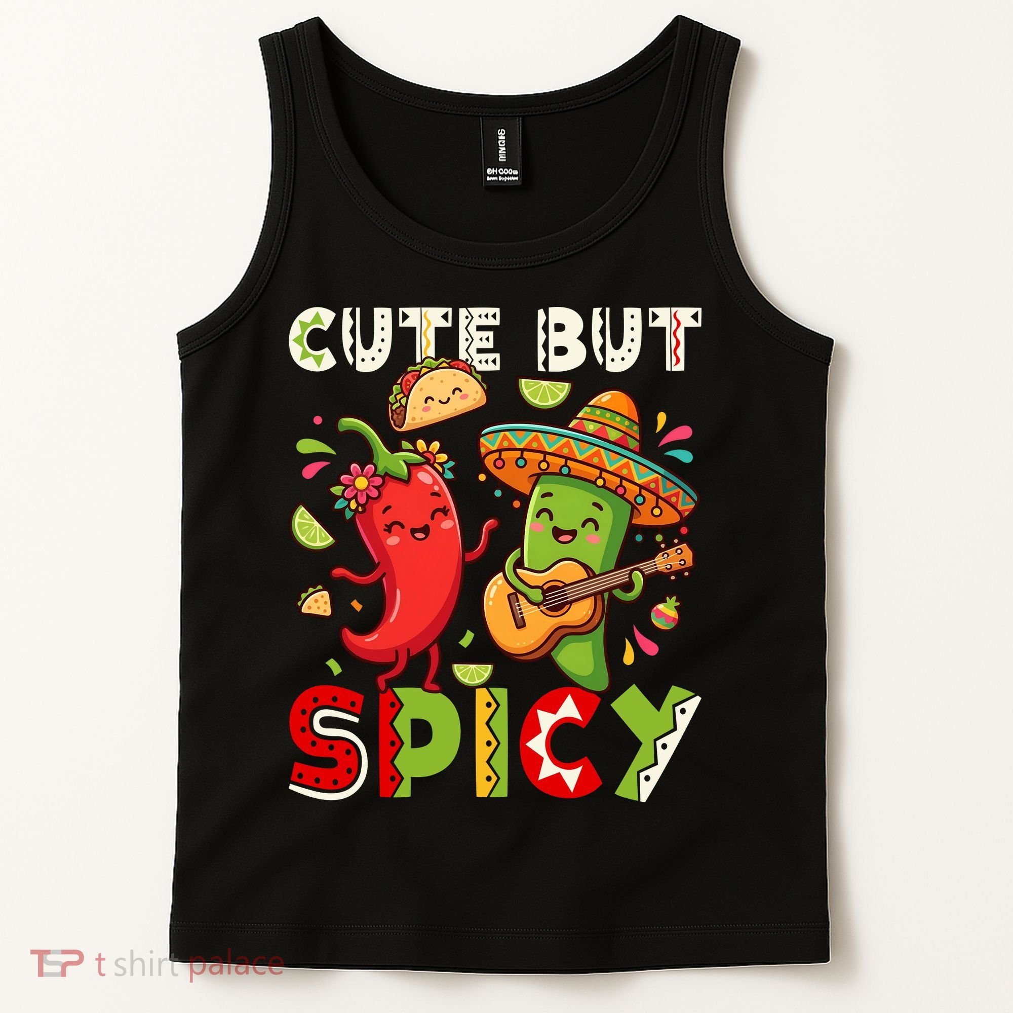 Cute But Spicy Cinco De Mayo Tank Top