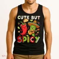 Cute But Spicy Cinco De Mayo Tank Top thumb 3