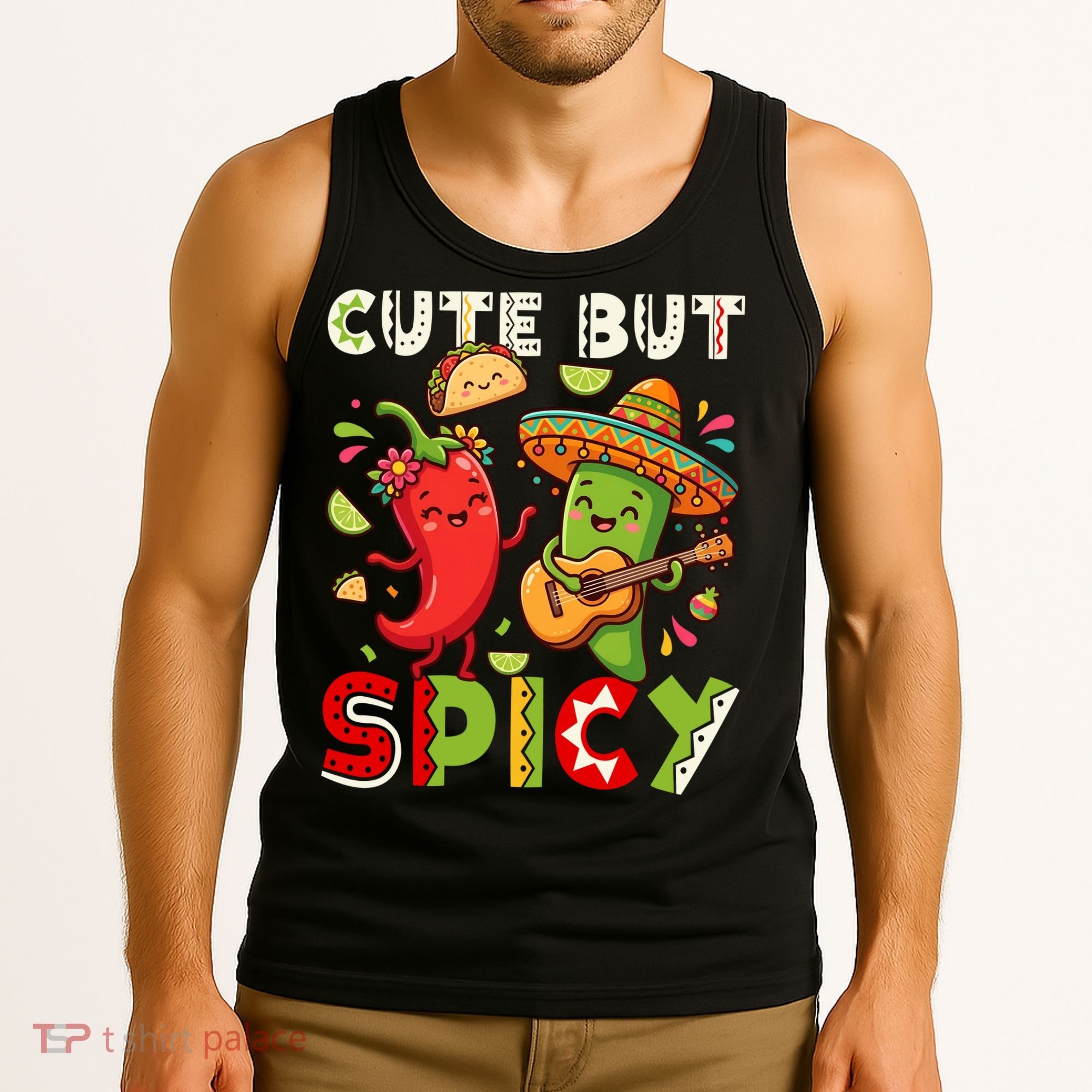 Cute But Spicy Cinco De Mayo Tank Top