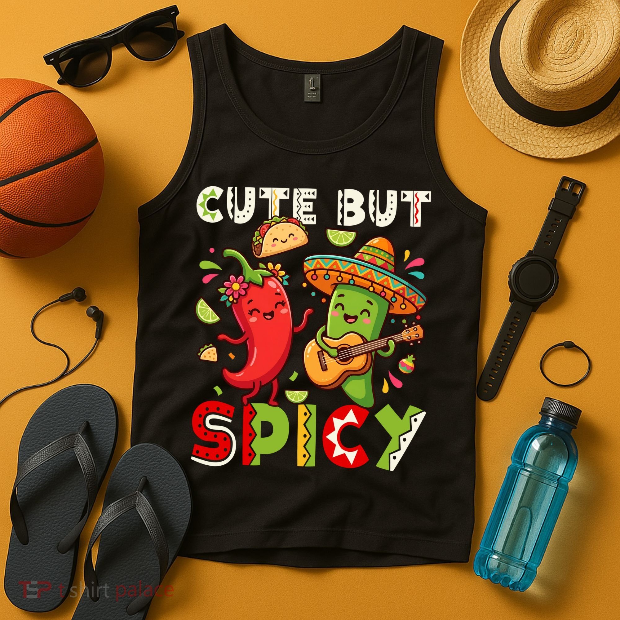 Cute But Spicy Cinco De Mayo Tank Top