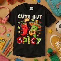 Cute But Spicy Cinco De Mayo Kids T-Shirt thumb 3