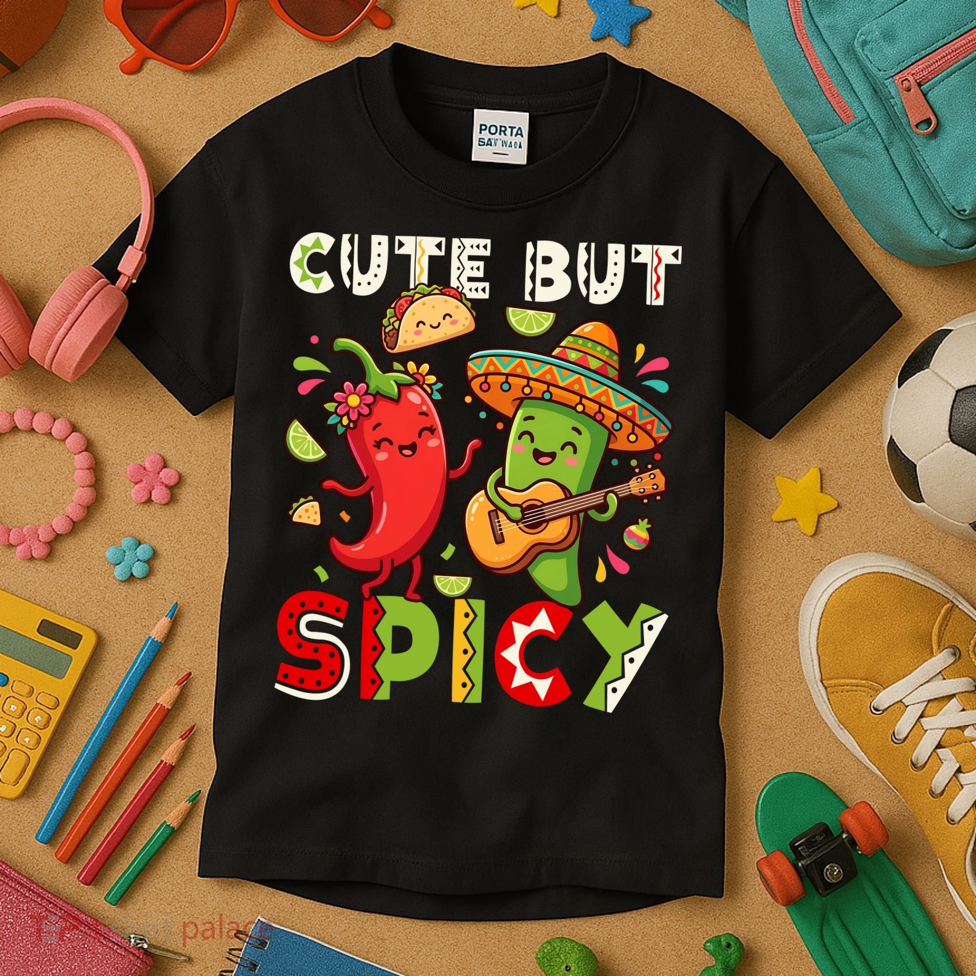 Cute But Spicy Cinco De Mayo Kids T-Shirt