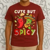Cute But Spicy Cinco De Mayo T-Shirt thumb 3