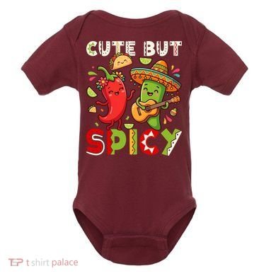 Cute But Spicy Cinco De Mayo Baby Bodysuit