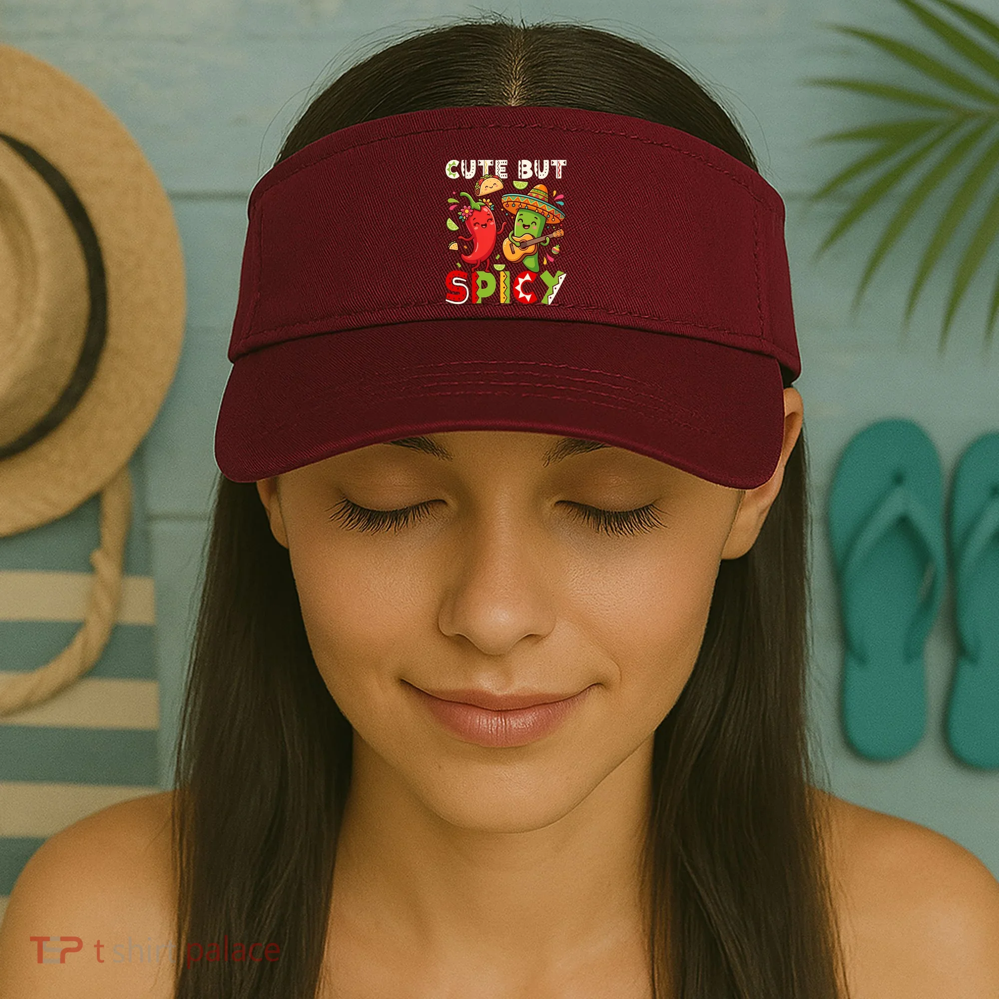 Cute But Spicy Cinco De Mayo Visor