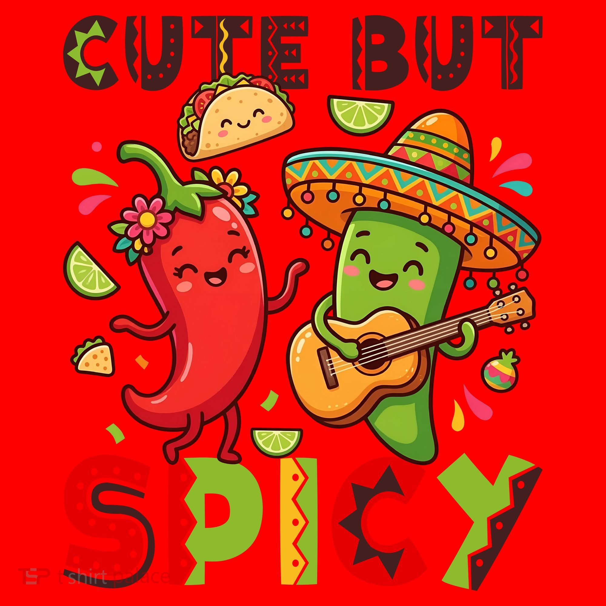 Cute But Spicy Cinco De Mayo Santa Hat