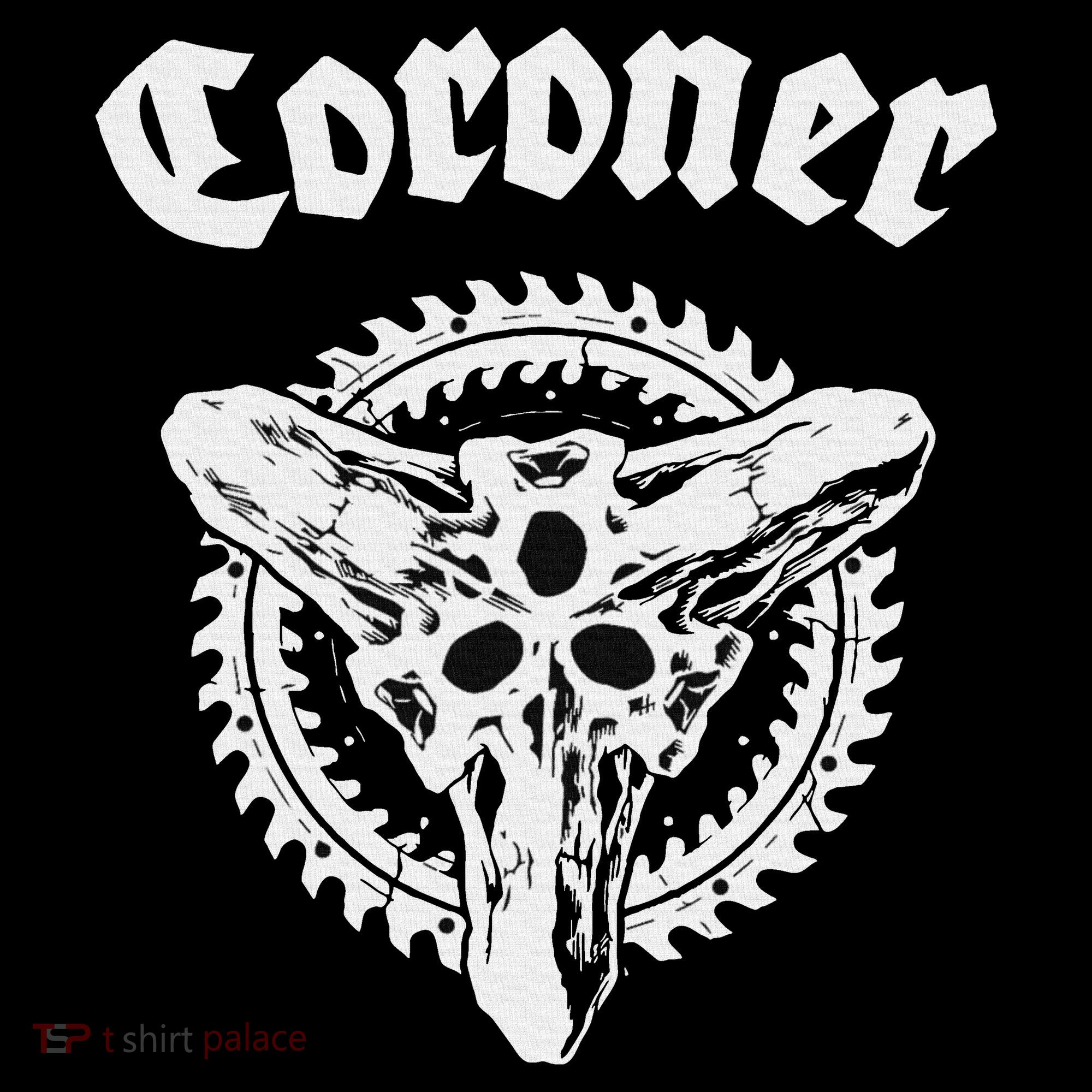 Coroner Band  Small Black USA-Made Doggie Bandana