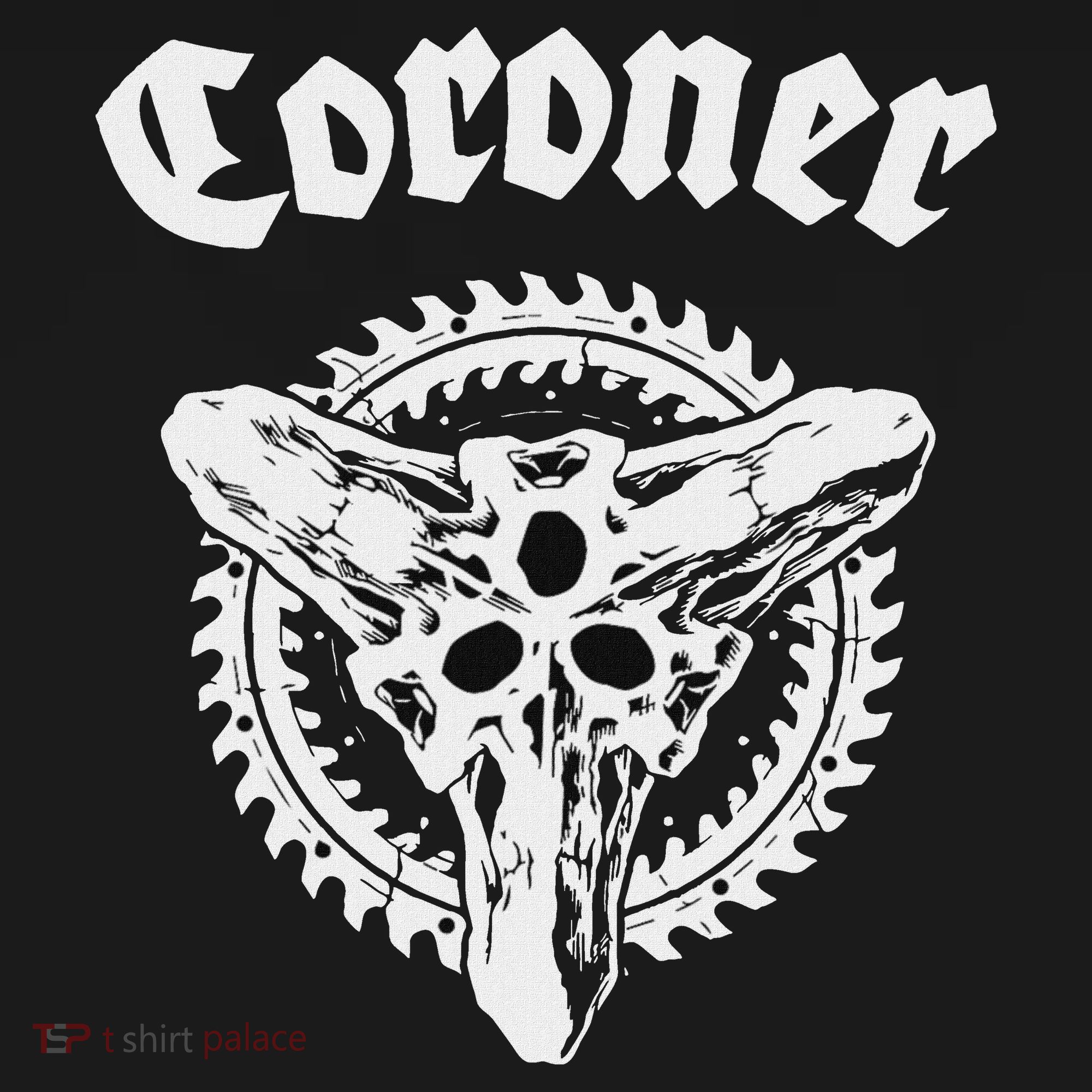 Coroner Band  Small Black T-Shirt