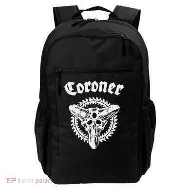 Coroner Band  Small Black Backpack