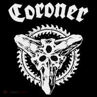 Coroner Band  Small Black Coaster thumb 2