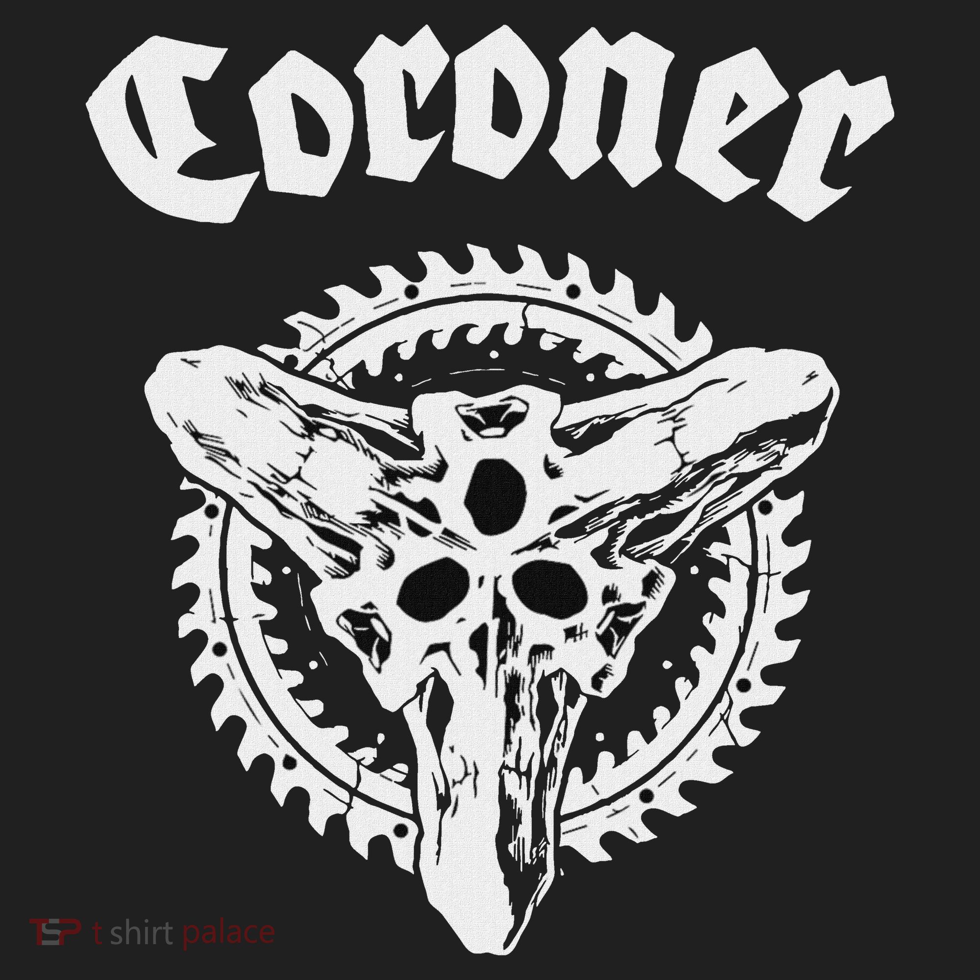 Coroner Band  Small Black Tumbler