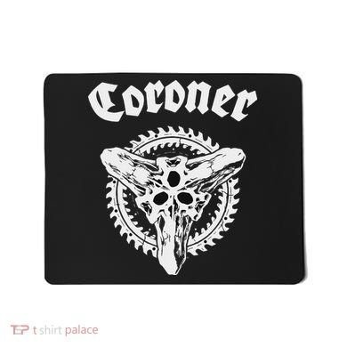 Coroner Band  Small Black Mousepad