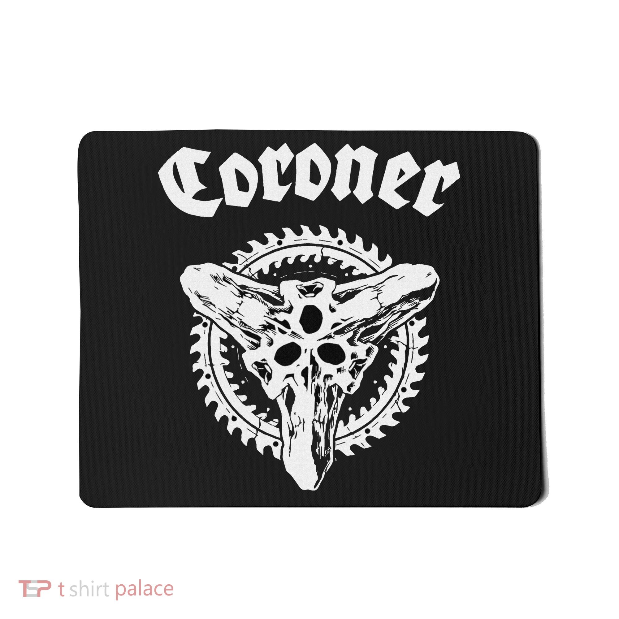 Coroner Band  Small Black Mousepad