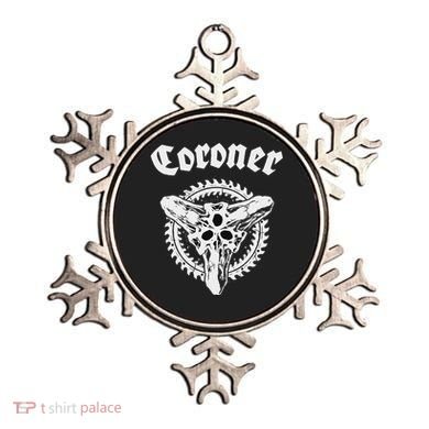 Coroner Band  Small Black Ornament