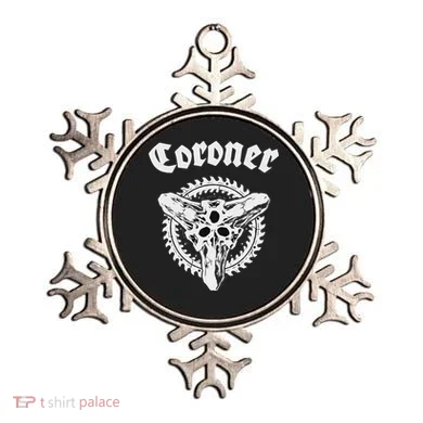 Coroner Band  Small Black Ornament