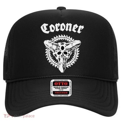 Coroner Band  Small Black Hat