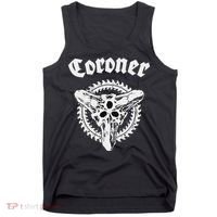 Coroner Band  Small Black Tank Top thumb 0