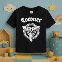 Coroner Band  Small Black Toddler T-Shirt thumb 3